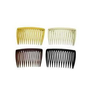 Goody Lot of 4 Vintage Plastic Hair Combs Assorted Colors Made In USA